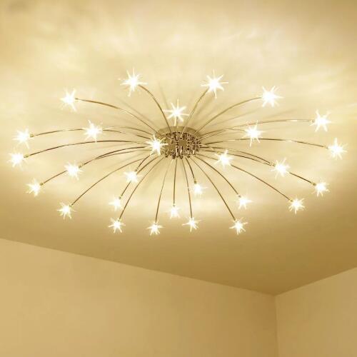 Modern Mini LED stars ceiling lamps Meteor Glass Dandelion LED Ceiling Lighting Light Bedroom home Decor Ceiling lamp PA0454