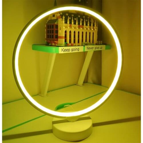 LED table lamp bedroom bedside lamp creative study night light decorative tracking three color rotation wireless remote control