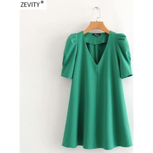 Платья с коротким рукавом ZEVITY China At AliExpress