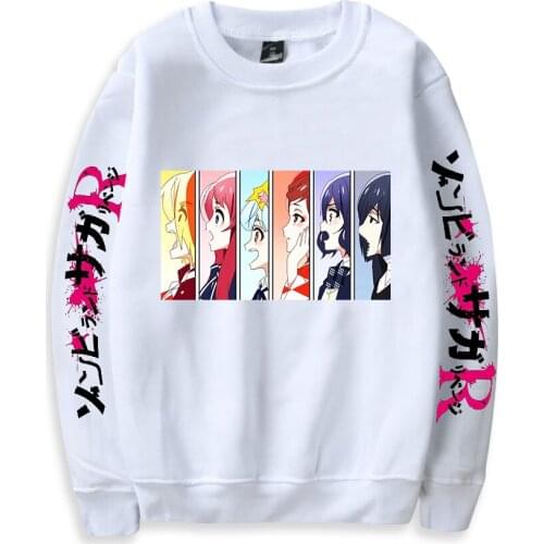 Zombie land saga Fashion Prints O-Neck Sweatshirts Women/Men Long Sleeve Sweatshirts Hot Sale Casual Streetwear Clothes