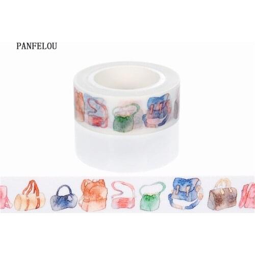 10M*10mm Ladies handbags Washi Masking tape Quality good price HOT sell DIY Scrapbook Embellishments Decoration