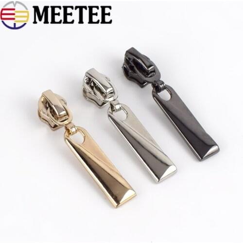 10pcs 5# Zipper Sliders for Resin/Nylon/Metal Zippers Zip Repair Kit Zips Head For Clothes Jacket Coat DIY Sewing Accessories