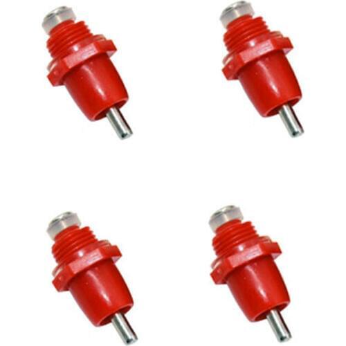 100 pcs High Quality Spring Type 9.5mm Red Nipples Drinking Chicken With Automatic Water Dispenser Chicken Mouth Drinking Water