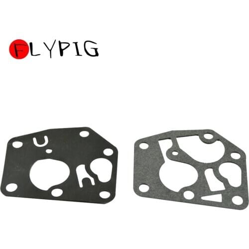 2Pcs Carburetor Diaphragm Gasket Kits For 495770 795083 3HP 520175