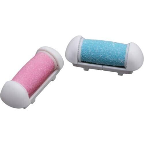 2pcs Foot Care Tool Heads Pedi Hard Skin Remover Refills Replacement Rollers For Scholls File Feet Care Tool New