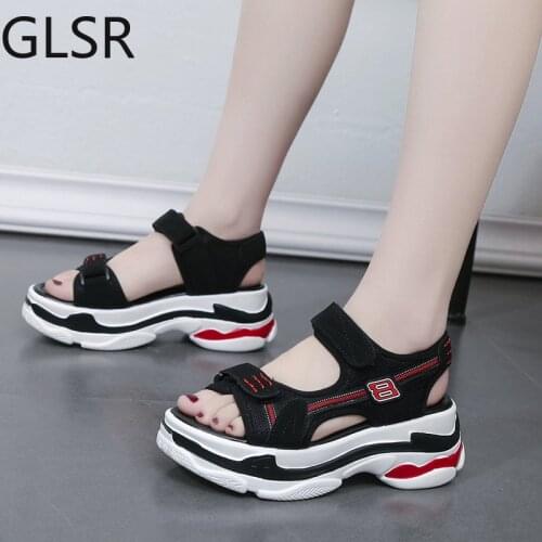 2020 Summer Vacation Beach Sandales Women Platform Sandals Rome Shoes Woman Sport Sandals High Heel Casual Shoes Ladies Shoes