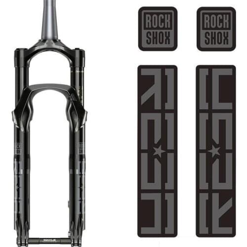 2021 rockshox reba mountain fork sticker bicycle accessories MTB bike front fork decal 22cm