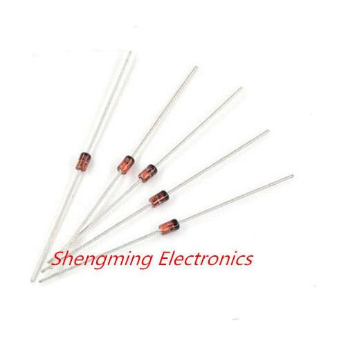 50PCS 1W Zener diodes DO-41 3V 3V3 3V6 3V9 4V3 4V7 5V1 5V6 6V2 6V8 7V5 8V2 9V1 10V 11V 12V 13V 15V 1N4733A 1N4742A 1N4728A