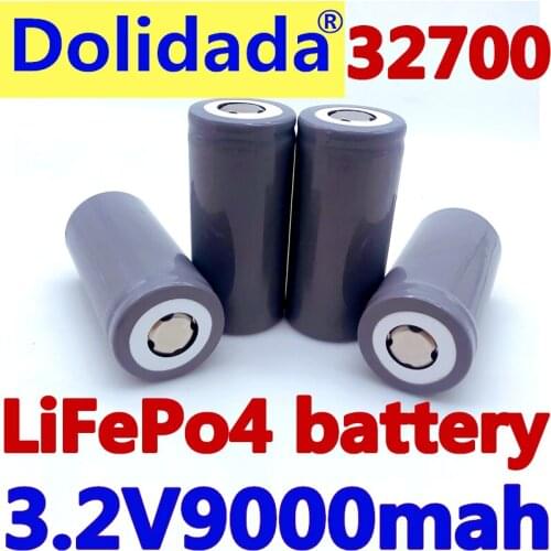 50PCS Original 3.2 V 32700 9000 32700mah 9000 mAh battery LiFePO4 55A High Power Maximum Continuous Discharge Battery