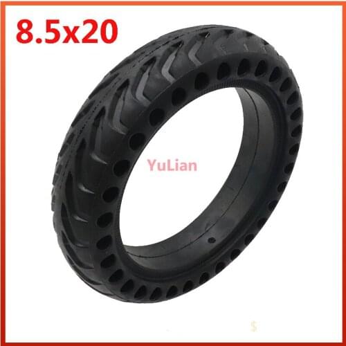 8.5 inch Bee Hive Holes Solid Tire 8.5x2 solid Tire For Electic Scooter Motorcycle ATV Moped Parts 8.5X2.0