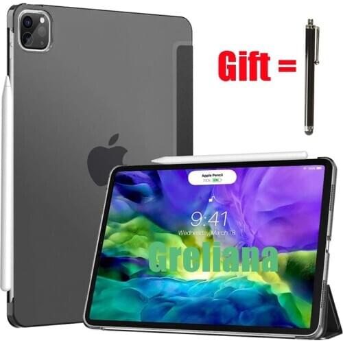 Case For iPad Pro 11 inch 2018 Cover Ultra Slim Lightweight Magnetic Translucent Frosted Back Shell for iPad Pro 11 Case 2020