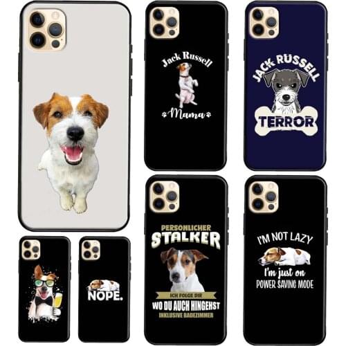 Jack Russell Terrier Cute Face Puppy Dog Soft TPU Case For iPhone 11 12 Pro Max mini Case For iPhone XR X XS Max SE 2 7 8 Plus