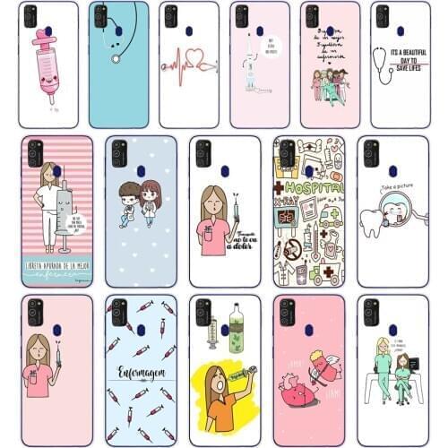 92SD Medicine Nurse Doctor Dentist Soft Silicone Tpu Cover phone Case for Samsung Galaxy M11 M21 A20 A20E A20S S10 S20 Plus
