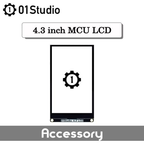 01Studio 4.3 inch MCU Capacitive Touch Screen Micropython STM32F407 pyBoard Demo Development Board