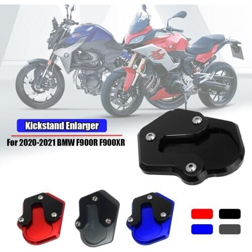 For BMW F900XR F900R 2020 2021 F900 XR R Motorcycle Accessories Kickstand Foot Side Stand Enlarger Support Plate Pad Extension