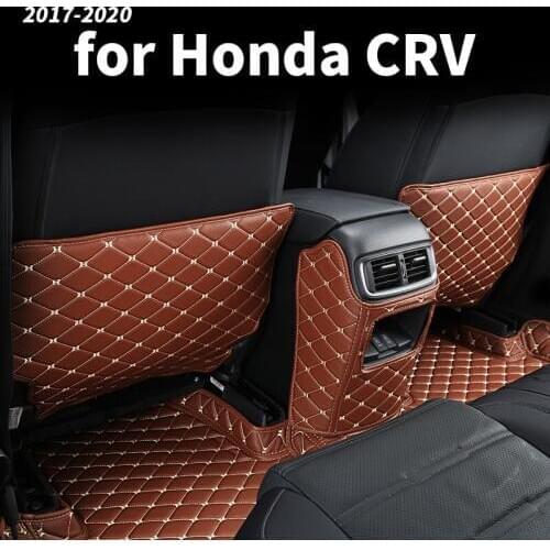 For Honda Crv CR-V 2017 2018 2020 Car Seat Anti-kick Pad Seat Back Anti-dirty Anti-kick Protection Pad Decoration Modification A