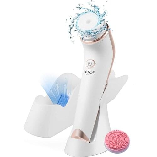 Beauty electric sonic waterproof massage face wash brush cleanser ultrasonic facial deep cleansing exfoliating brush