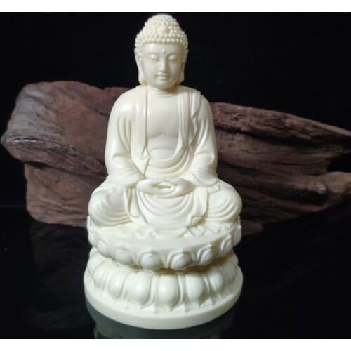 GOOD 2021 HOME OFFICE Company SHOP CAR TOP Efficacious patron saint GOD Sakyamuni Amitabha buddha FENG SHUI Carving art statue