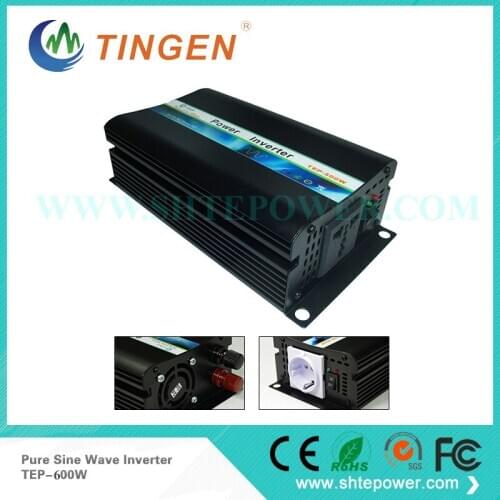 600W Pure Sine Wave Power Inverter/Solar Inverter dc 24v to AC 230V