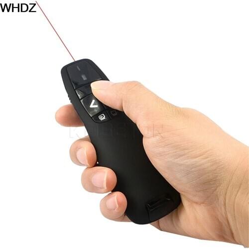 1 pc Laser Presenter R400 2.4Ghz USB Wireless Presenter Laser Pointer PPT Remote Control for Powerpoint Presentation