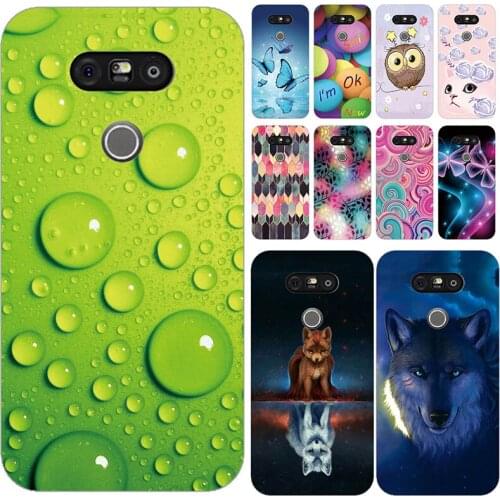 Soft Phone Case for LG G5 SE Lite H850 VS987 H820 LS992 H830 US992 Cases Panda Funda Colorful Flower Silicone TPU Back Cover