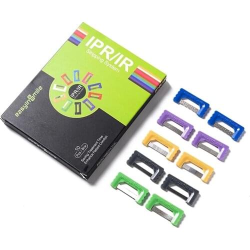 10pcs IPR Striping Kit Dental Teeth Polishing Use Strip Molar Removing Dirt Sand Blade Oral Surface Cleaning Tooth Scraper Tool