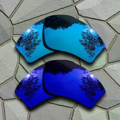 Sky Blue&Violet Blue Sunglasses Polarized Replacement Lenses for Oakley Half Jacket XLJ