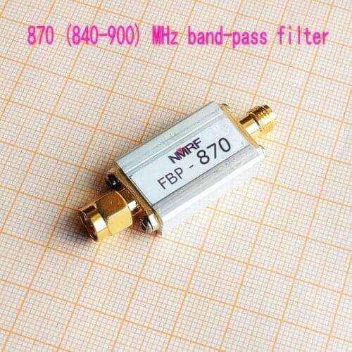 New 870 (840 ~ 900) MHz Bandpass Filter, Ultra-Small Size SMA Interface
