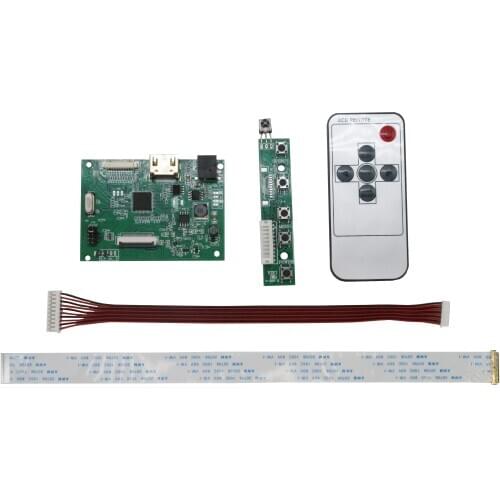 LCD Screen Display Controller Remote HDMI VGA Audio 30PIN EDP Driver Control Board for PV156FHM-N20/N30 PT156FHM-N10