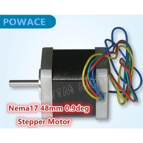 Nema17 48mm Stepper Motor 0.9 deg 1.8A 78Oz-in CNC Stepper Motor stepping motor for 3D Print CNC Routers