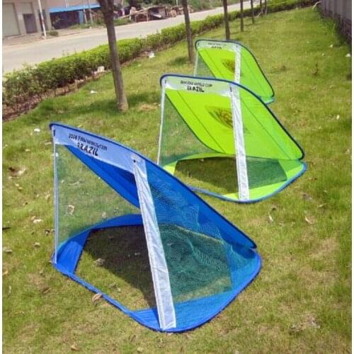 Foldable Football Gate Net Goal Gate Portable Soccer Ball Practice Gate for Children Soccer Training Football Games for Kids