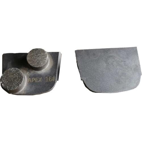 2PCS/Set Trapezoid Diamond Polishing Grinding Discs Pad Designed For Lavina And Edco Concrete Floor Machines Grinding Wheel