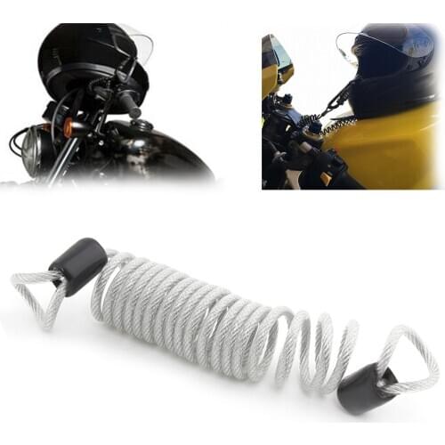 Motorcycle Accessorie Security Bike Lock Rope Motorbike Disc Lock Reminder Cable Lock for Bicycle Rope Helmet Lock Wire