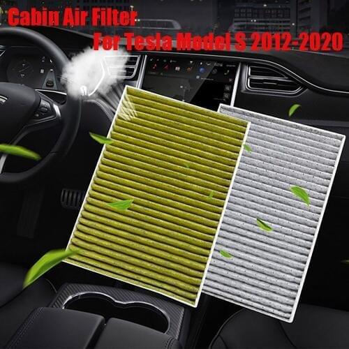 2Colors Cabin Air Filter with Activated Carbon For Tesla Model S 2012-2020