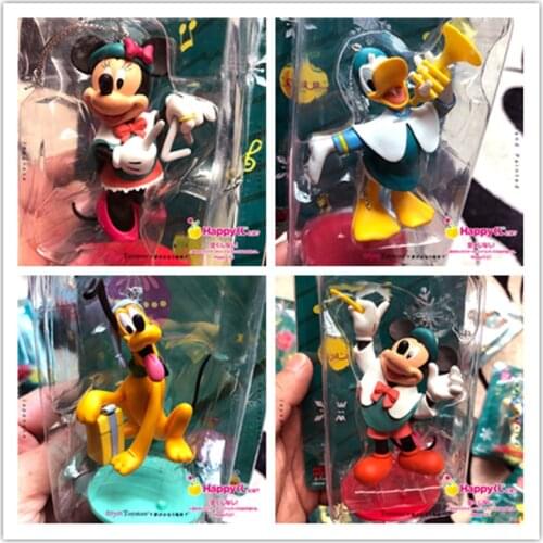 1PCS 4-9CM Boxed 2019 Japan Christmas collection hand-made ornament pendant Mickey Minnie Donald Pluto