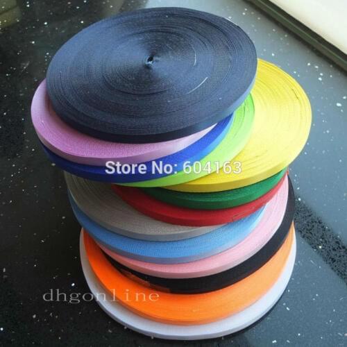 25 Yard 3/8" 10mm Nylon Webbing Robbin Belt Strap for Buckles Lanyard Strapping Swivel