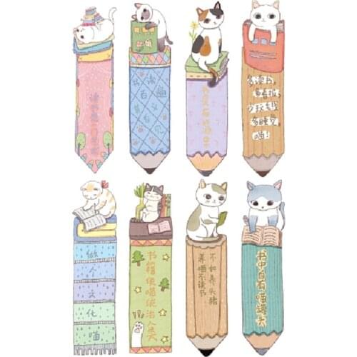 30 pcs/lot Cute Kawaii Ice Cream Soda Paper Bookmark Gift Stationery Bookmarks Book Holder Message Card Office School Supplies