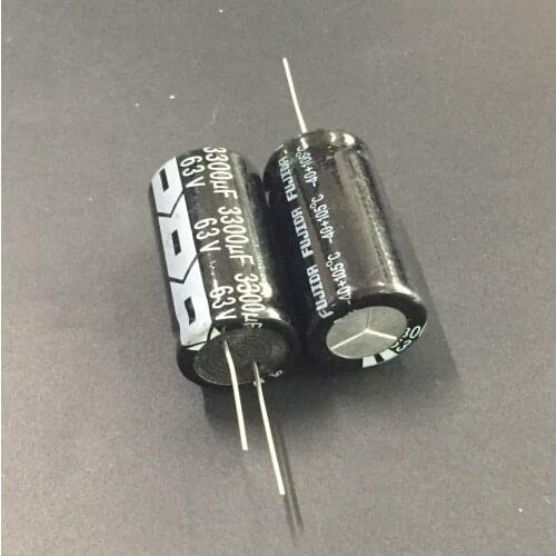 2pcs/10pcs 3300uF 63V FUJIOR 22x42mm High Quality 63V3300uF Aluminum Electrolytic capacitor