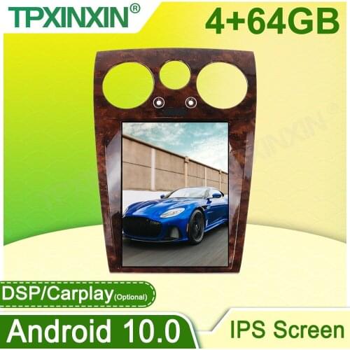 Auto Stereo 12.1 QLED For Bentley GT Speeding Supersport Android 11 6+128 Tesla Screen Multimedia Player Car GPS Navigation Head