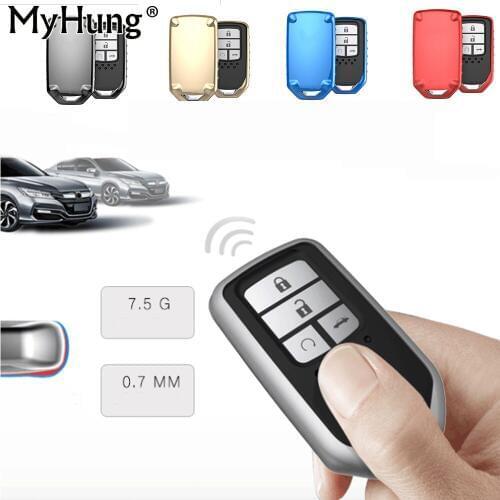 TPU Car Key Shell Cover Key Protection Case For HONDA CIVIC CRV CR-V HRV XRV SPIRIOR Accord Crosstour Odyssey Pilot
