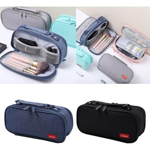 Big Capacity Pencil Case Large Cosmetic Pencil Pouch Bag for Boys Girls Middle High School Students Adults Home Office Supplies