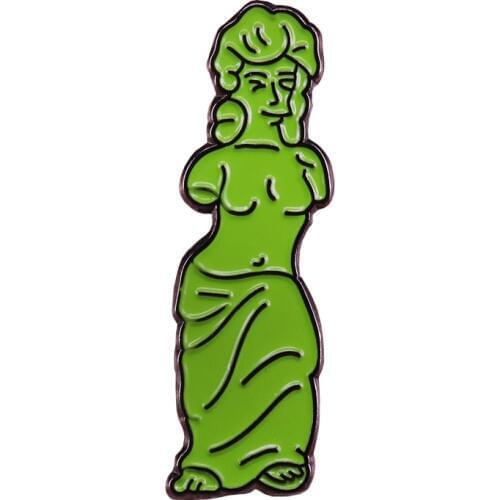 Gummi Venus de Milo enamel pin give your clothes some rare candy style classic geeky art