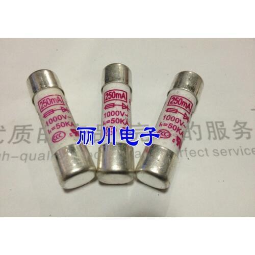 HOLLY Fast Fuse 10X38 250MA 0.25A 1000V 400MA 10A