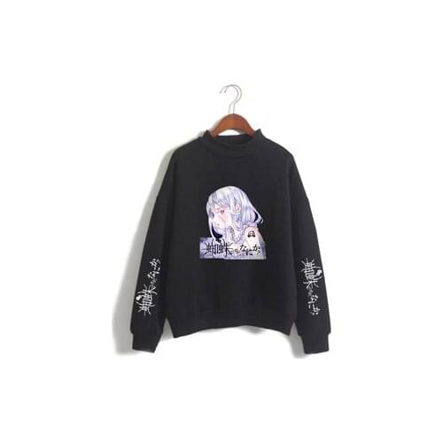 So I'm a Spider, So What? komoko Anime Kumo Desu ga, Nani ka? Mens Turtleneck Sweaters Pullovers Men Casual Male Tracksuit