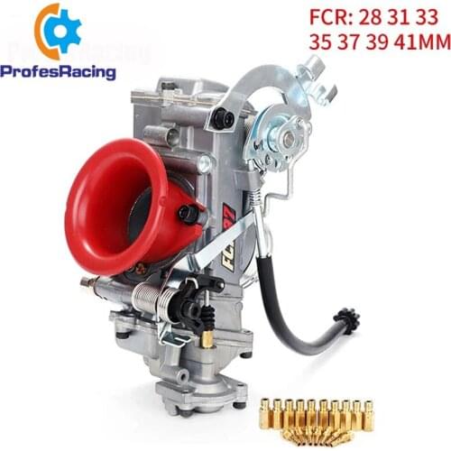 ProfesRacing FCR28 31 33 35 37 39 41mm Carburetor FCR FCR39 FCI Tilt Side Carburetor for CRF450 / 650 FS450 Husqvarna450