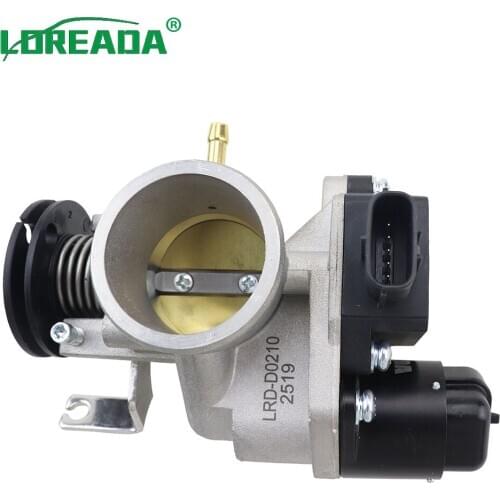 LOREADA Original Motorcycle Throttle body for Motorcycle 125 150CC with Delphi IAC 26178 and Triple Sensor Bore Size 34mm
