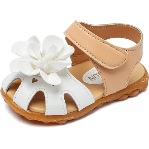 Fashion Little Girl Sandals Summer Childrens Beach Shoes 2021 New Baby Sandals For Kids Princess Leather Casual Toddler Shoes