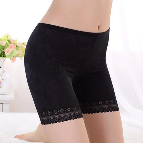 New Arrival Plus Size 6XL Big size cool Breathable Modal Shorts Lace Sexy Plus size womens short