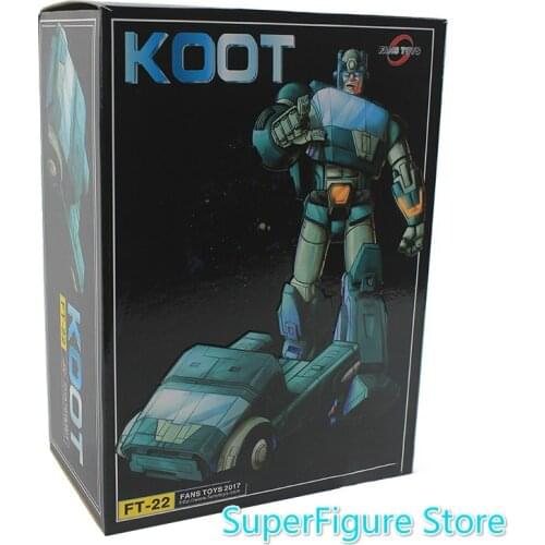 Transformation Action Figure Toy FansToys FT-22 FT22 G1 Koot Kup Model 19CM ABS Statue Deformation Car Robot In Stock