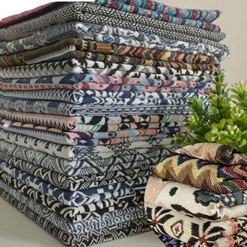SMTA Cotton Fabric The Cloth Patchwork Fabrics By The Meter Clothing Felt For Needlework Thicken Linen Linen 100*145cm